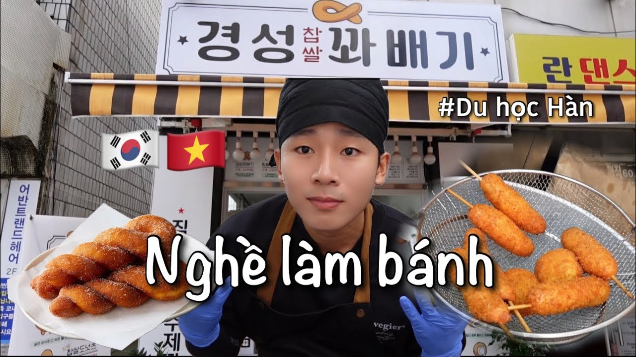 MỘT NGÀY ĐI LÀM BÁNH BÁN Ở HÀN QUỐC